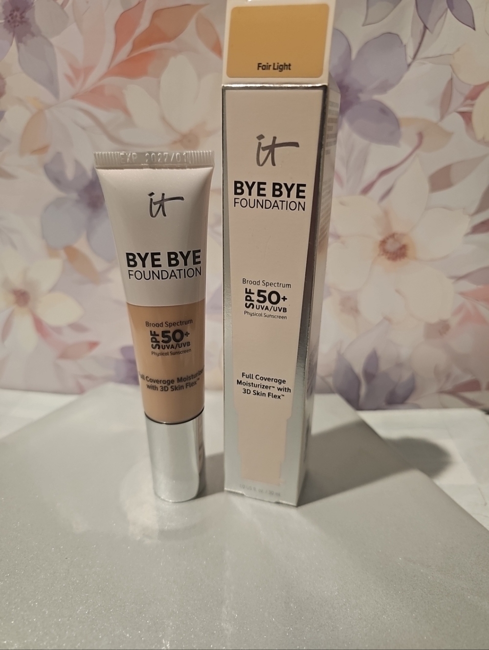 3x Fair light - It Bye Bye Foundation Full Coverage Moisturizer SPF 50+ NIB 30ml